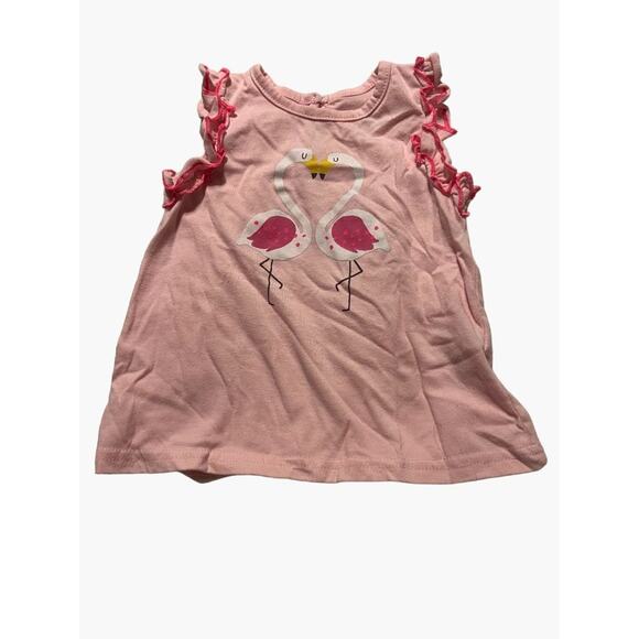 Chick Pea Flamingo Set Infant Girls Size 12 months Good used condition Clean smo - Picture 2 of 7